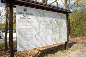 Mapa Wielkopolskiego Parku Narodowego